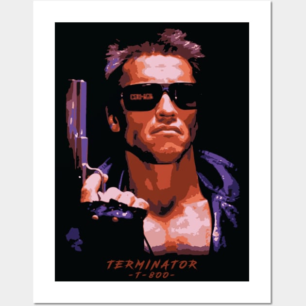 Terminator T-800 Wall Art by Durro